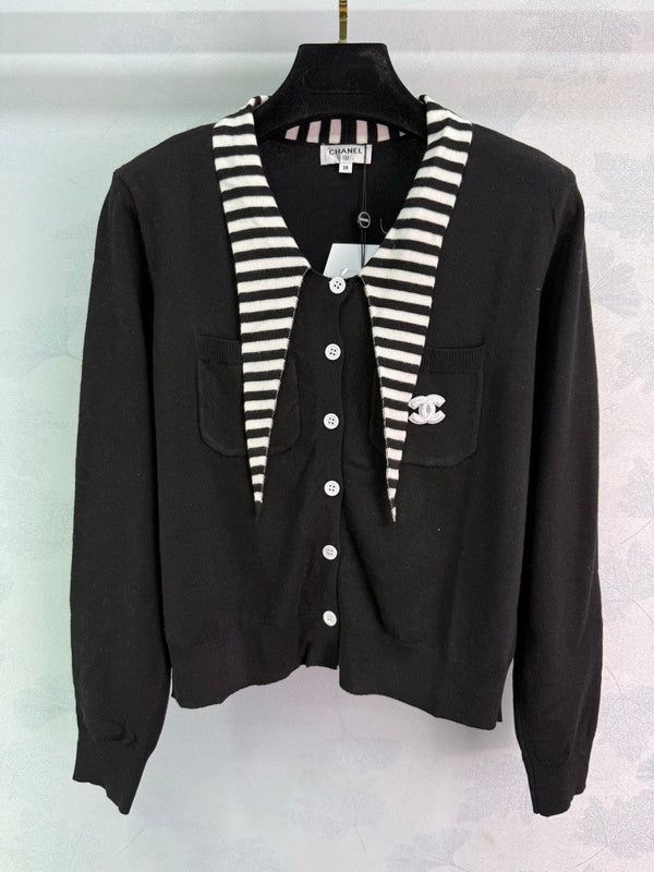 CARDIGAN CHANEL IN LANA A MANICHE LUNGHE MOD. 274