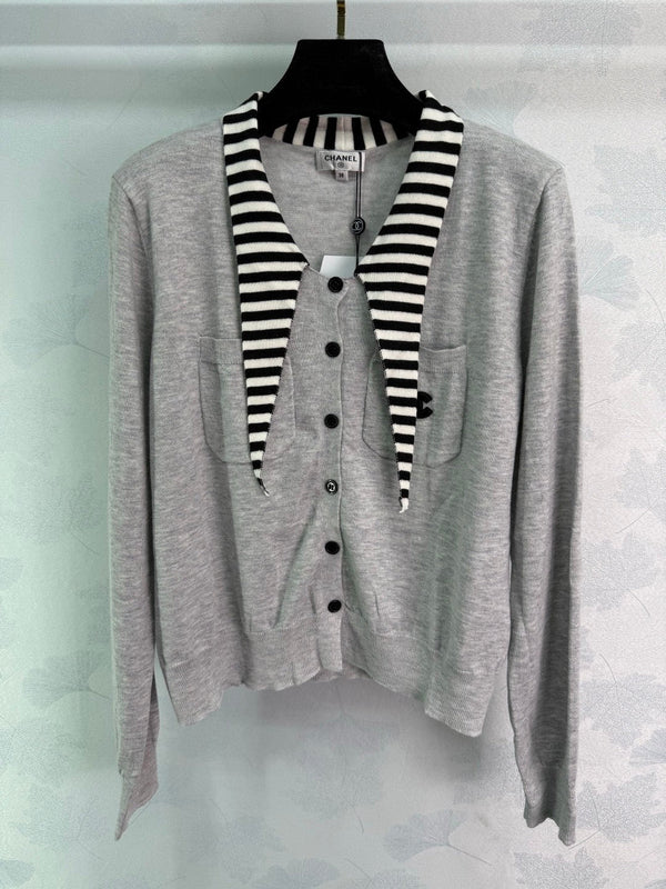 CARDIGAN CHANEL IN LANA A MANICHE LUNGHE MOD. 274