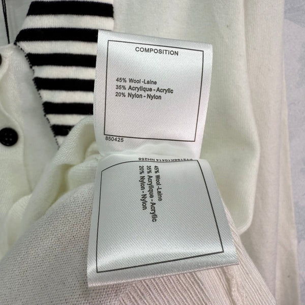 CARDIGAN CHANEL IN LANA A MANICHE LUNGHE MOD. 274
