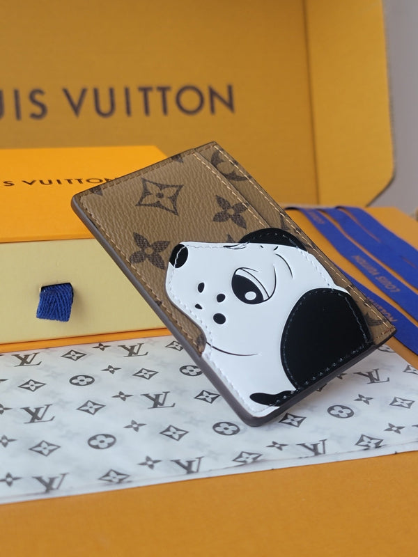 LV Card Holder 11cm Light Brown Monogram Canvas 261842