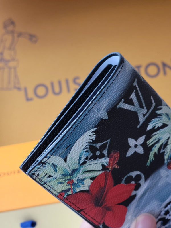 LV Wallet 14cm Black Monogram Canvas 261847