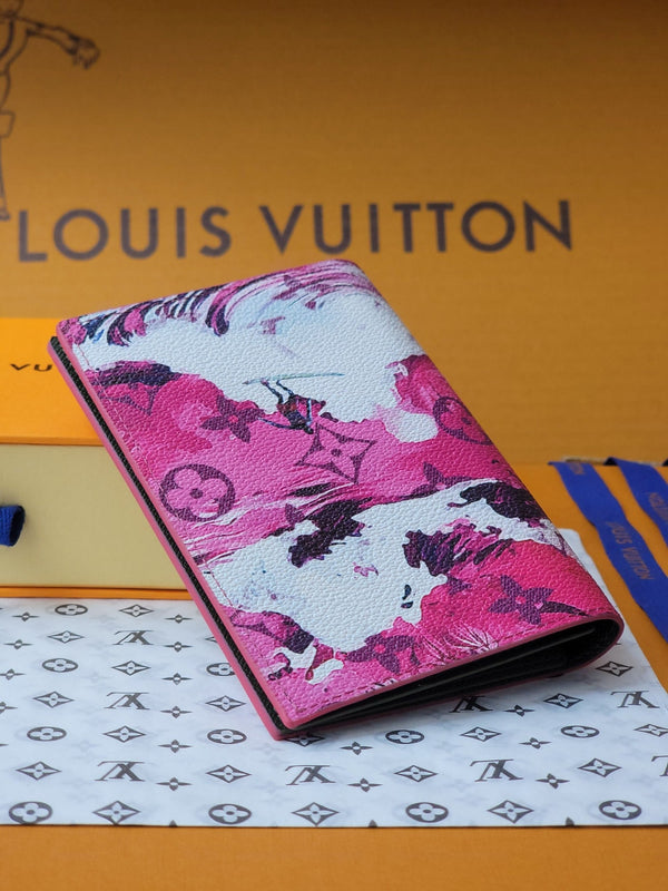 LV Wallet 14cm Pink Monogram Canvas 261848