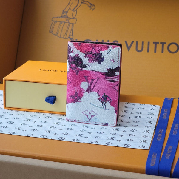 LV Card Holder Pink Monogram Canvas 261856