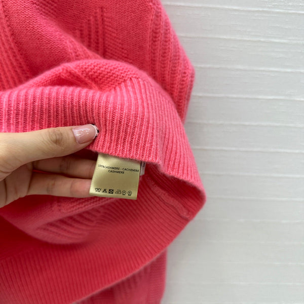 HM Letter Sweater in Red Cashmere