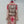HM 25S Palefroi Remix Long Sleeve Dress Graphic Print in Pink Silk