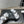 CC 25SS Flower Buckle Platform Beach Slides in Silver High-Mercerized Sardine