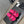 CC 25SS Flower Buckle Platform Beach Slides in Fuchsia Pink High-Mercerized Sardine