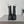 CC 25S Round-Toe Zippered Ankle Boots in Black Glossy Cowhide and Embroidered Latticework 442502
