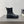 CC 25S Round-Toe Electric Embroidered Thick-Sole Ankle Boots in Black Cowhide and Embroidered Latticework 442495