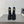 CC 25S Round-Toe Electric Embroidered Thick-Sole Ankle Boots in Black Cowhide and Embroidered Latticework 442495