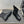 CC 25S Round-Toe Electric Embroidered Thick-Sole Ankle Boots in Black Cowhide and Embroidered Latticework 442495