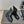 CC 25S Round-Toe Electric Embroidered Thick-Sole Ankle Boots in Black Glossy Cowhide and Embroidered Latticework 442494
