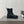CC 25S Round-Toe Electric Embroidered Thick-Sole Ankle Boots in Black Glossy Cowhide and Embroidered Latticework 442494