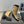 CC 25S Round Toe Mid-Heel Zippered High Boots in Brown Black Cowhide 442488