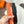 H JUMPING BELT 38MM BLACK BUCKLE & REVERSIBLE ORANGE AND BLACK LEATHER