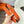 H VOLTE-FACE BELT 38MM GOLD BUCKLE & REVERSIBLE ORANGE AND BLACK LEATHER