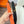 H VOLTE-FACE BELT 38MM GOLD BUCKLE & REVERSIBLE ORANGE AND BLACK LEATHER