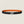 H COR BAROQUE BELT 24MM SILVER BUCKLE & REVERSIBLE ORANGE AND BLACK LEATHER
