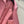 Giacca da baseball BV con doppia cerniera in pelle di agnello rosa