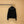 BV Leather Neck Zipped Jacket in Black Fabric