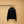 BV Leather Neck Zipped Jacket in Black Fabric
