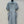 BV V-neck  Rolled-Up Sleeve Dress in Light Blue Tencel