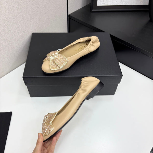 CC 25s Coco Beach Ballerine Beige Pelle di Pecora 331787