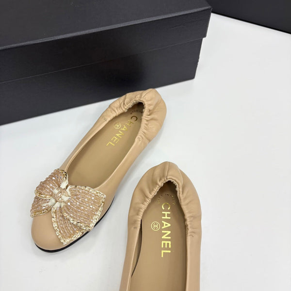 CC 25s Coco Beach Ballerine Beige Pelle di Pecora 331787
