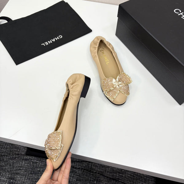 CC 25s Coco Beach Ballerine Beige Pelle di Pecora 331787
