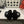 CC 25s Logo Slippers Black Shearling 455081