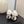 CC 25A Double C Giant Pearl Heel Mary Janes White Cowhide 127018