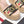 VL Flatform Sandal 15mm In Black Cherry Embroidery Cowhide 456393