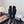 CC 25K Backpack Bucklet High Boots Black Sheepskin 458708
