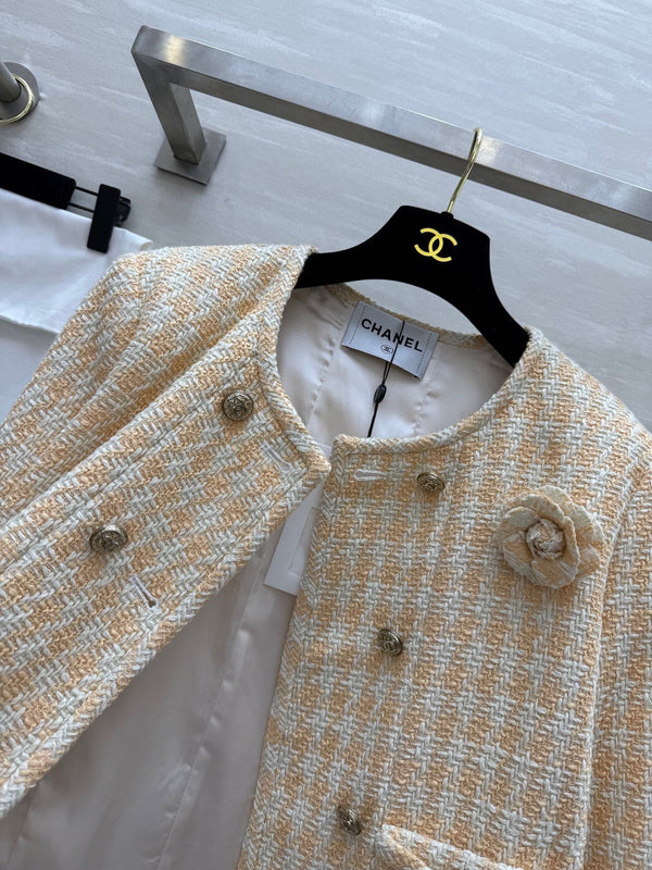 CC 25C Gentle Braided Jacket Orange Tweed