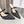 CD High Heeled Mule Crystal Black Sheepskin 460071