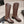 Chanel Boot Brown Chocolate Leather 148453