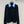 Miumiu Detachable Shirt Cardigan Black Mix Blue Collar and Cashmere