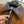 CE Contrast Color Padded Suede Jacket Dark Brown Polyester
