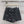 CC 25 Flower Jean Shorts Dark Gray Cotton