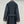 HM Majia Mid-Length Trench Coat Black Lychee-Grained Suede 304562