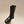 Fendi Ankle Boots F Embossed Pattern Black Cowhide 463741