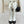 CC 25A Pleated-Collar Bow-Tie Stretch High Boots White Lambskin 473358