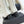 CC 25A Pleated-Collar Bow-Tie Stretch High Boots White Lambskin 473358