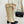 CC 25A Pleated-Collar Bow-Tie Stretch High Boots Beige Lambskin 473357