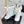 CC 25A Pleated-Collar Bow-Tie Stretch Ankle Boots White Lambskin 473356