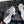 CC 25SS Diamond-Patterned Block-Heeled Mary Janes White Sheepskin 473432