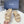 CC 25 Dad Sandals Beige Rope and Sheepskin 473370