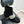 CC Classic Pearl Chain Colorblock Block Heel Ankle Boots Black Suede 473317