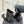 CC Classic Pearl Chain Colorblock Block Heel Ankle Boots Black Glossy Lambskin 473316