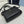 Pra 1BA418 Small Shopping Double Bag 28cm Black Cowhide 267523